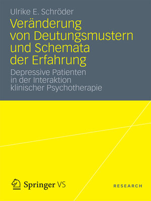 cover image of Veränderung von Deutungsmustern und Schemata der Erfahrung